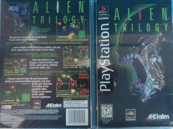 Alien Trilogy (Long Box) Playstation PS1 Used