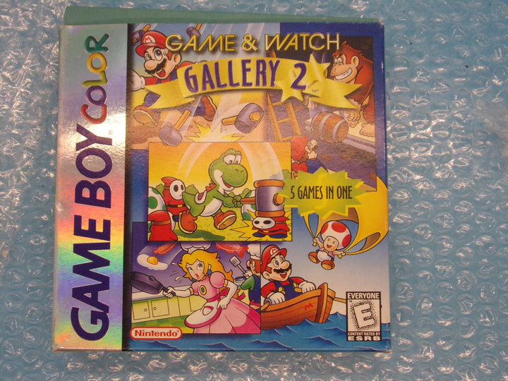 Game & Watch Gallery 2 Game Boy Color BOX ONLY NO GAME