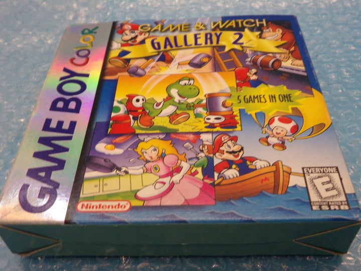 Game & Watch Gallery 2 Game Boy Color BOX ONLY NO GAME