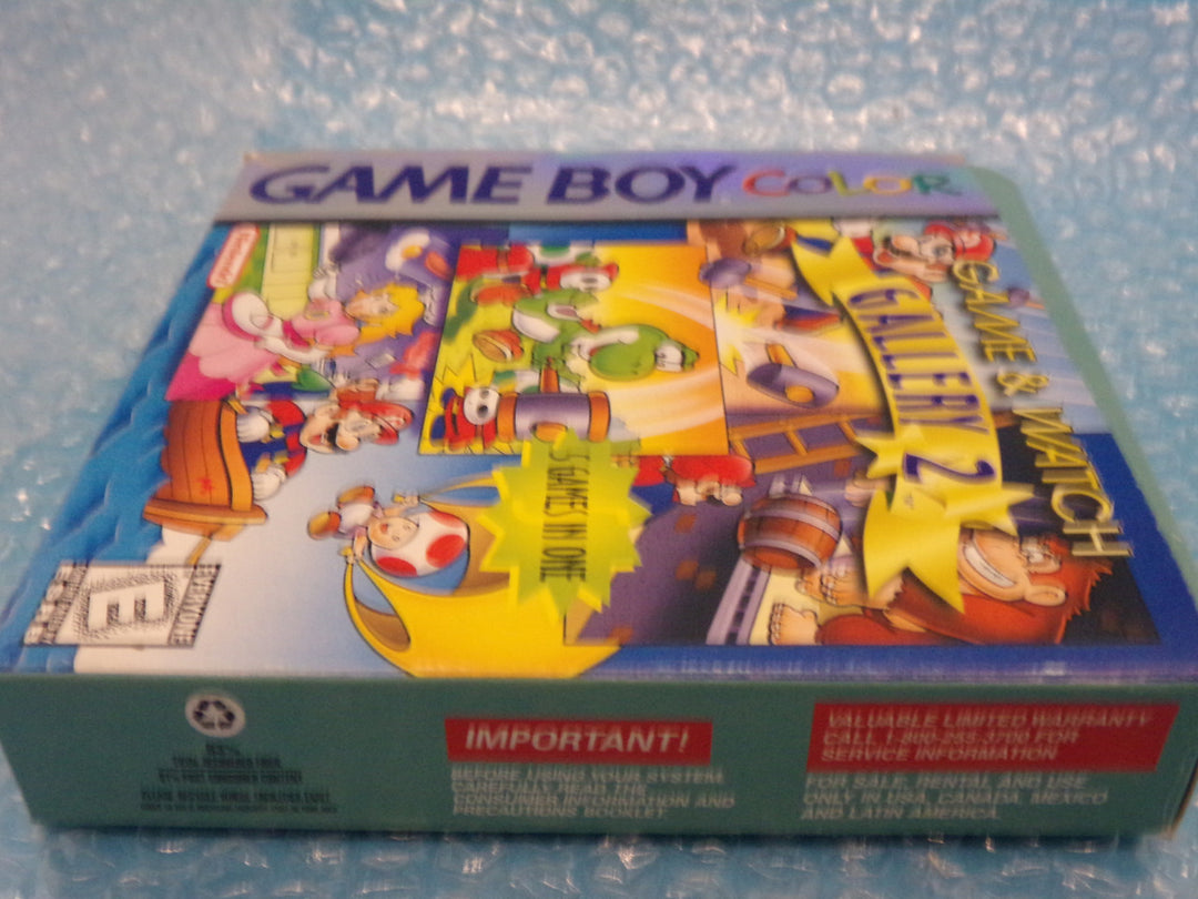 Game & Watch Gallery 2 Game Boy Color BOX ONLY NO GAME