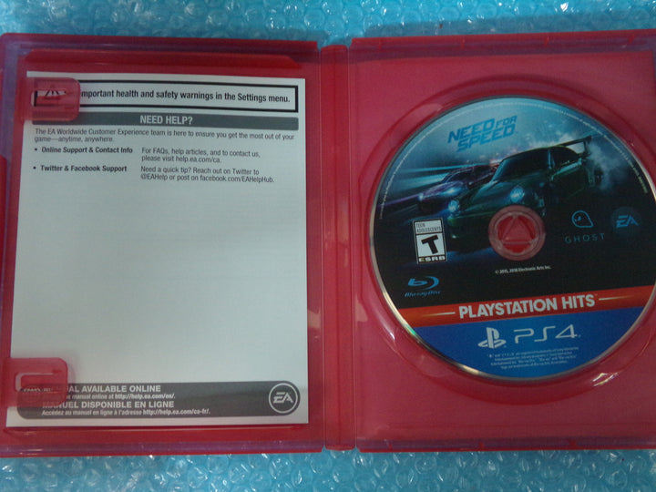 Need For Speed Playstation 4 PS4 Used