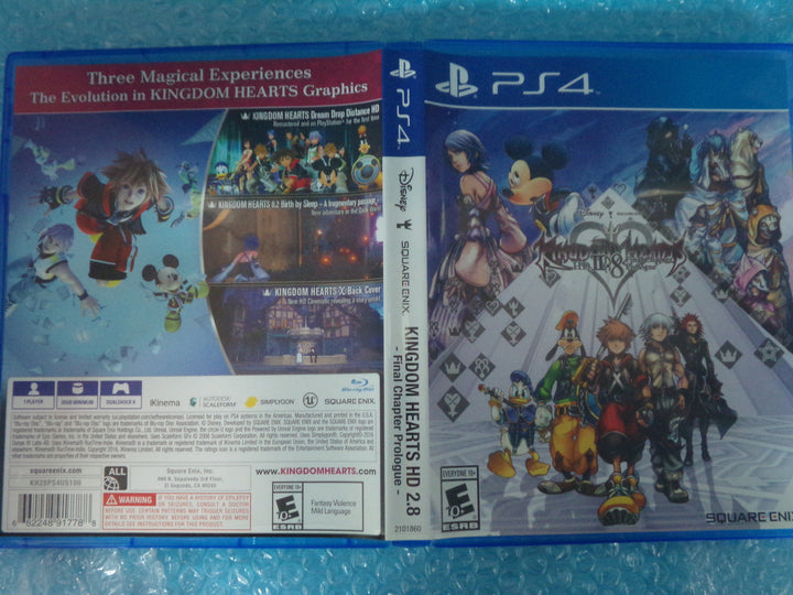 Kingdom Hearts HD 2.8 - Final Chapter Prologue Playstation 4 PS4 Used