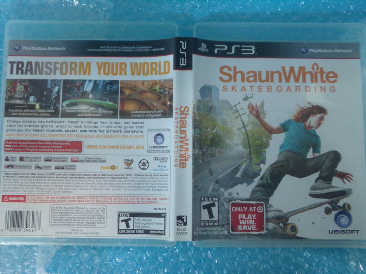 Shaun White Skateboarding Playstation 3 PS3 Used