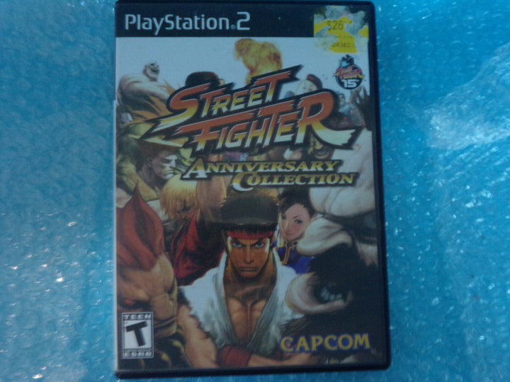 Street Fighter Anniverasry Collection Playstation 2 PS2 Used