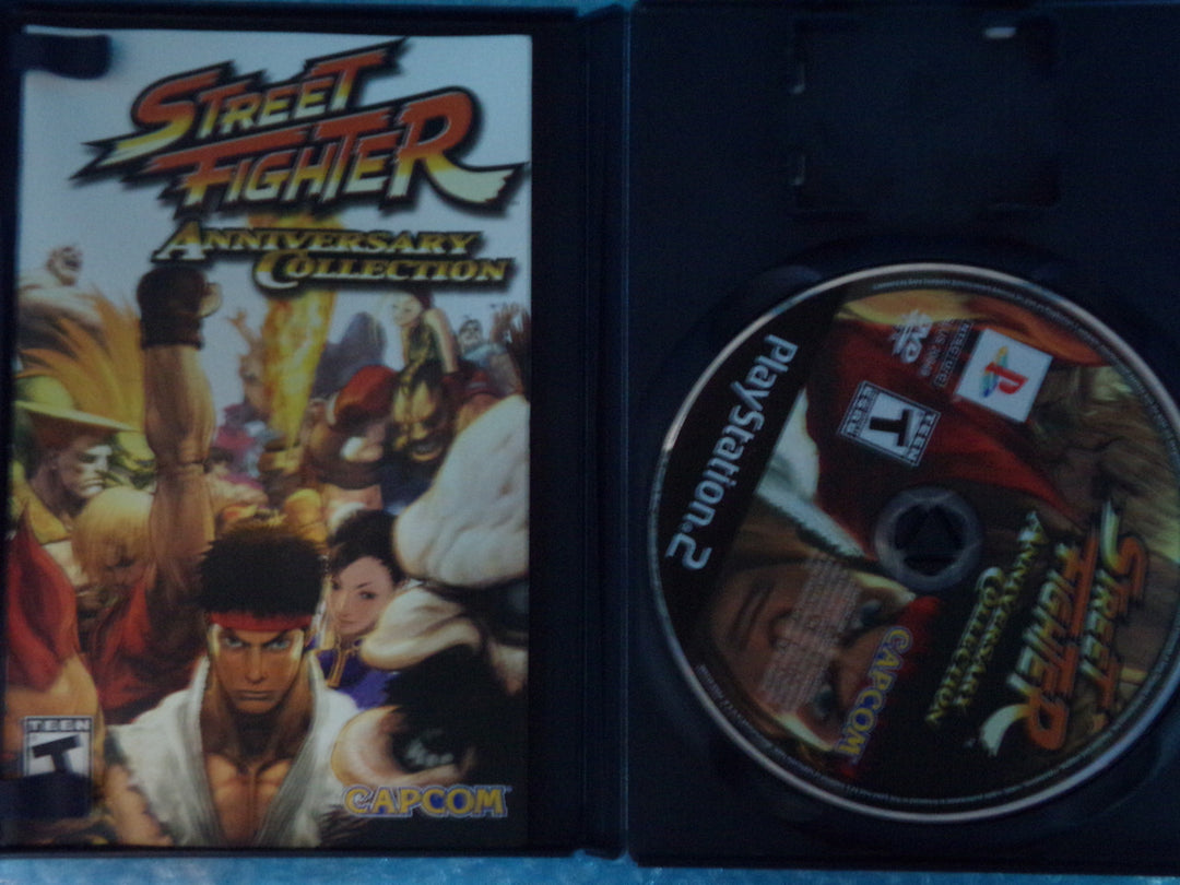 Street Fighter Anniverasry Collection Playstation 2 PS2 Used