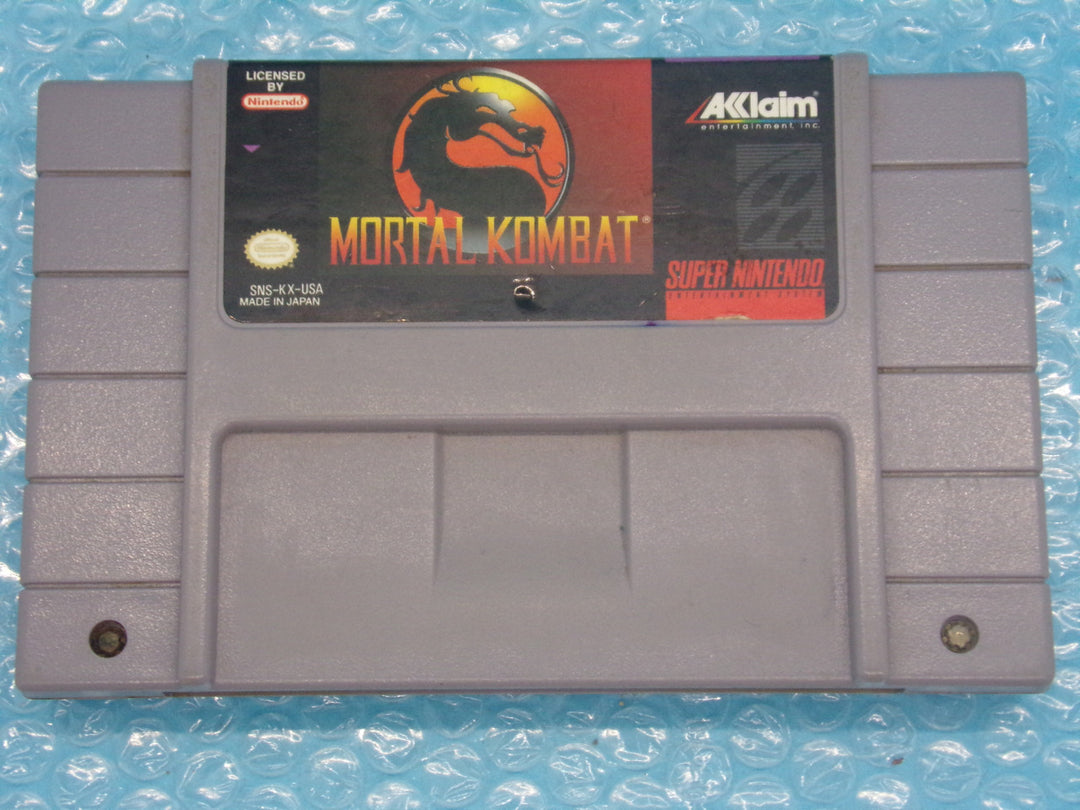 Mortal Kombat Super Nintendo SNES Used