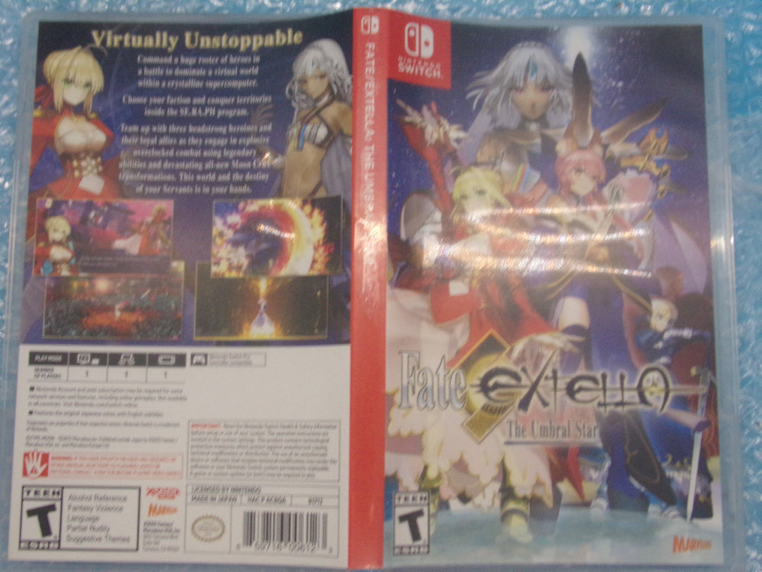 Fate/Extella: The Umbral Star Nintendo Switch Used