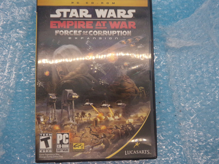 Star Wars Empire at War: Forces of Corruption Expansion Pack PC Used