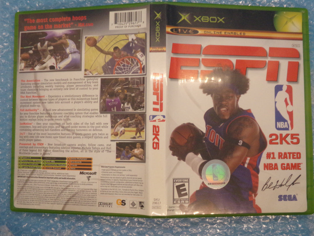 ESPN NBA 2K5 Original Xbox Used     UD10724