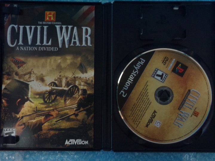 The History Channel: Civil War - A Nation Divided Playstation 2 PS2 Used