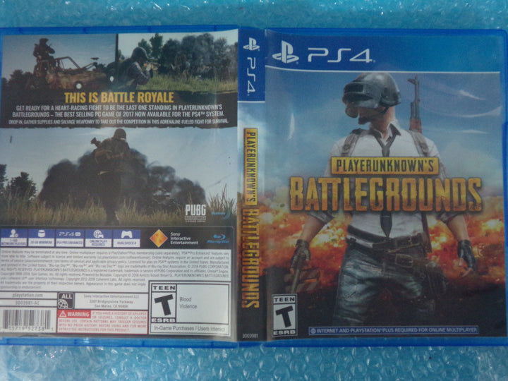 PlayerUnknown's Battlegrounds Playstation 4 PS4 Used