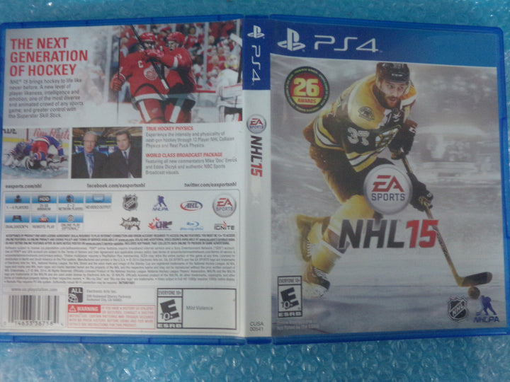 NHL 15 Playstation 4 PS4 Used