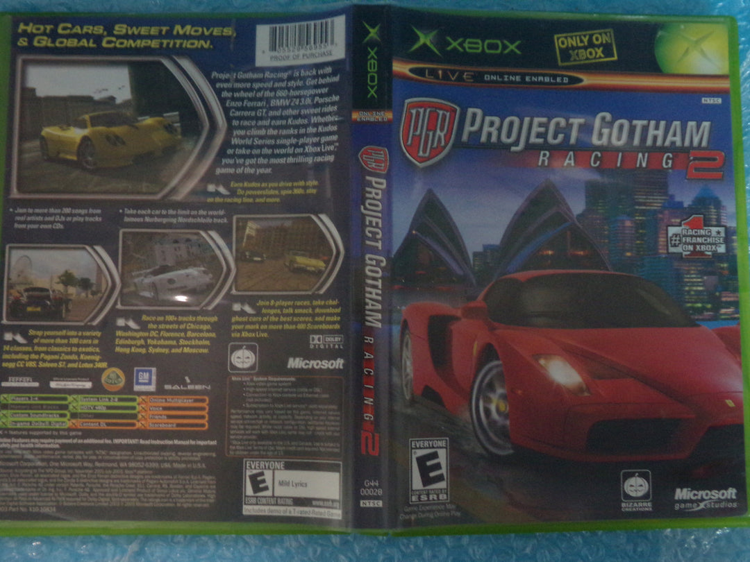 Project Gotham Racing 2 Original Xbox Used
