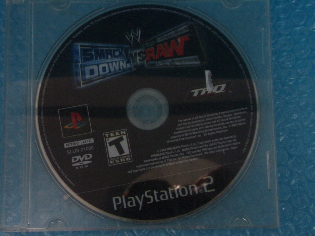 WWE SmackDown! Vs. Raw Playstation 2 PS2 Disc Only