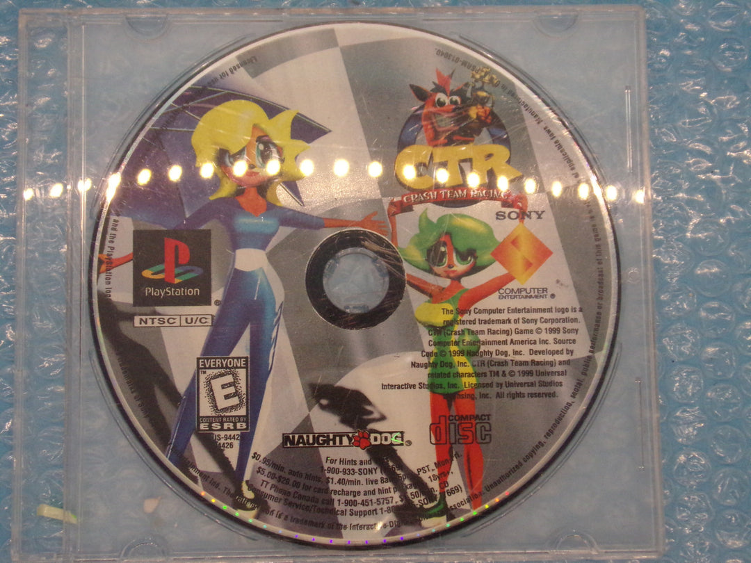Crash Team Racing Playstation PS1 Disc Only