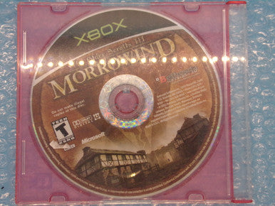 The Elder Scrolls III: Morrowind Original Xbox Disc Only