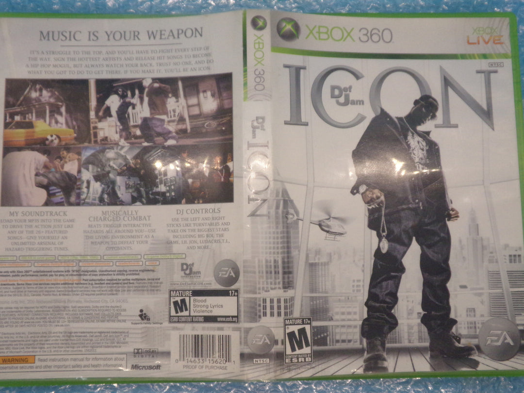 Def Jam: Icon Xbox 360 Used