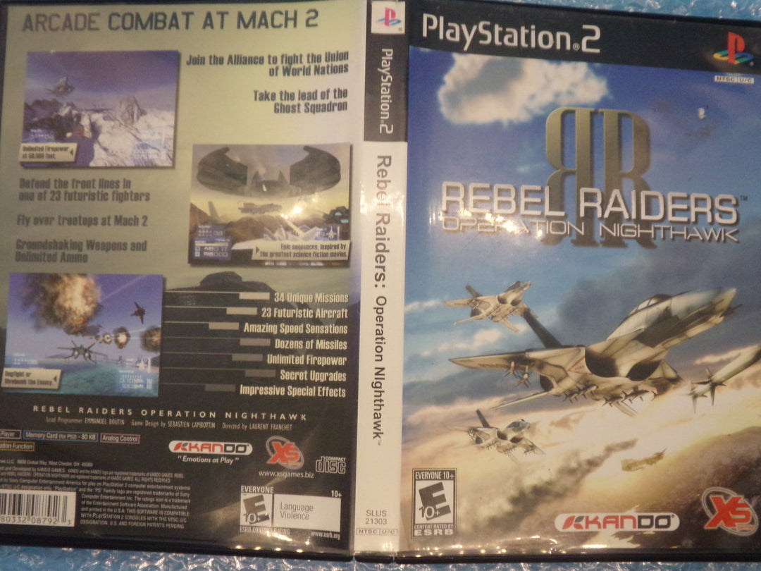 Rebel Raiders: Operation Nighthawk Playstation 2 PS2 Used