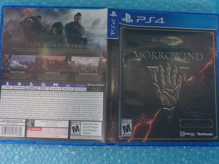The Elder Scrolls Online - Morrowind Playstation 4 PS4 Used