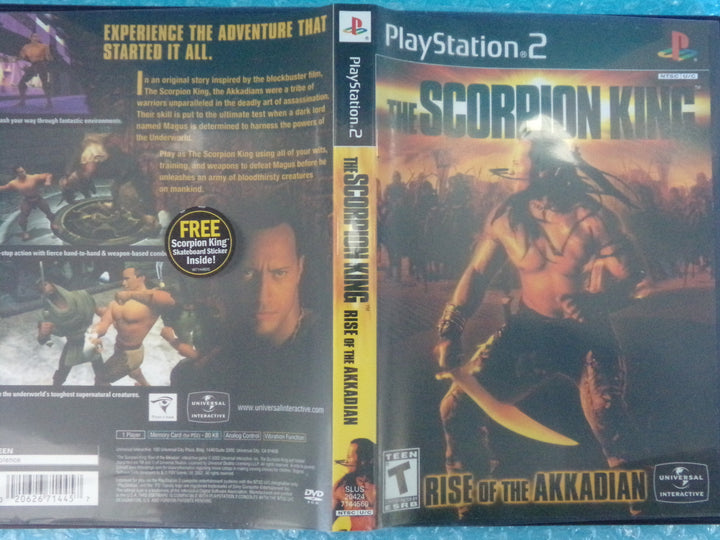 The Scorpion King: Rise of the Akkadian Playstation 2 PS2 Used