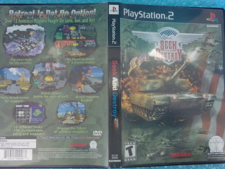 Seek and Destroy Playstation 2 PS2 Used