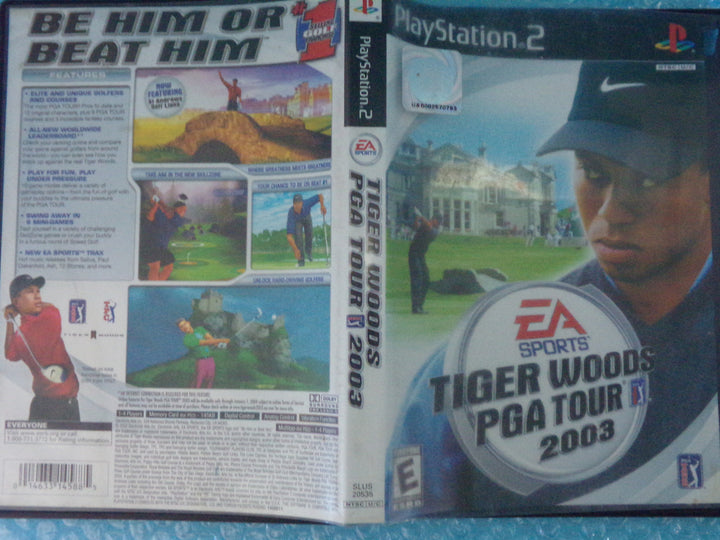 Tiger Woods PGA Tour 2003 Playstation 2 PS2 Used