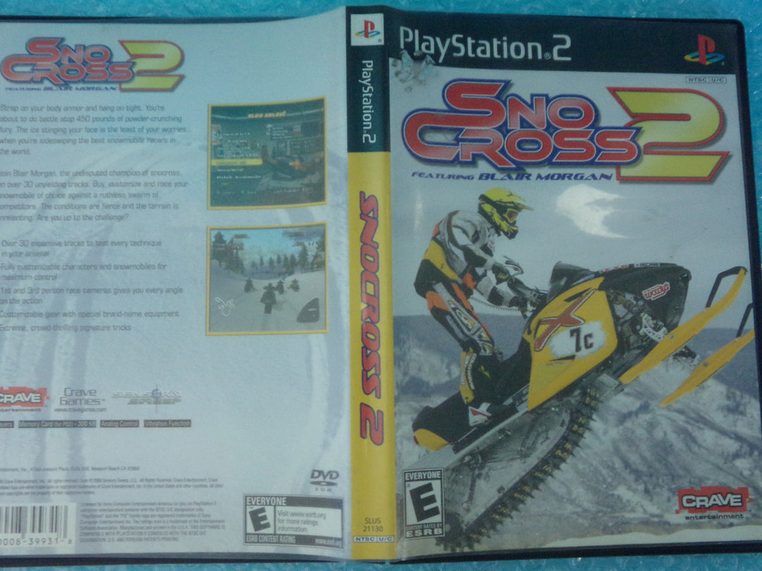 SnoCross 2: Featuring Blair Morgan Playstation 2 PS2 Used