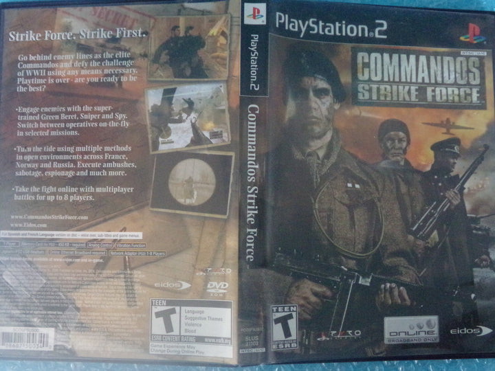 Commandos: Strike Force Playstation 2 PS2 Used