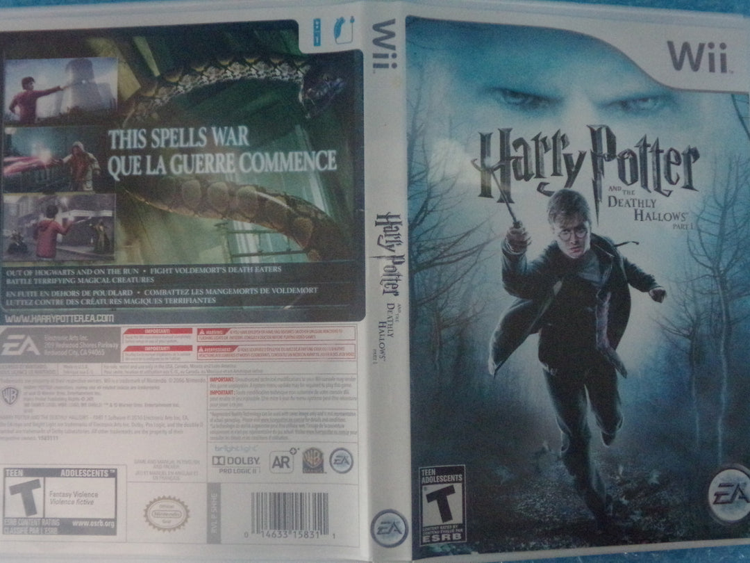 Harry Potter and the Deathly Hallows: Part 1 Wii Used