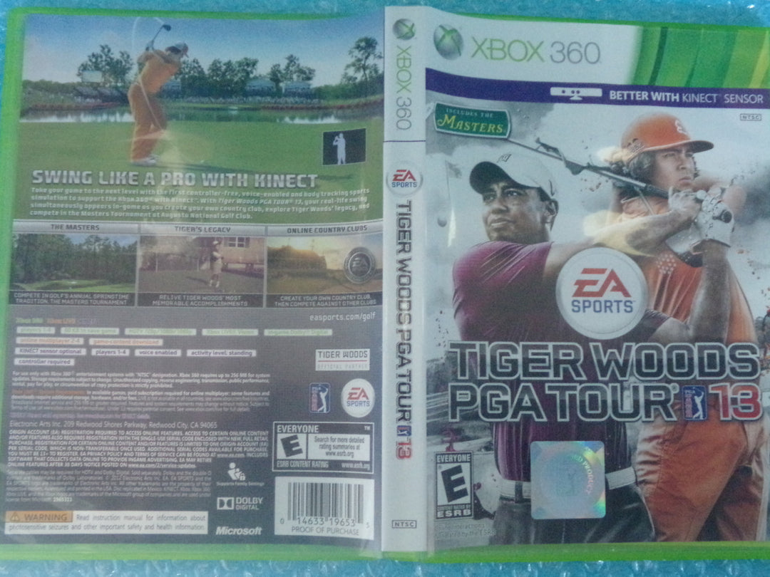 Tiger Woods PGA Tour 13 Xbox 360 Used