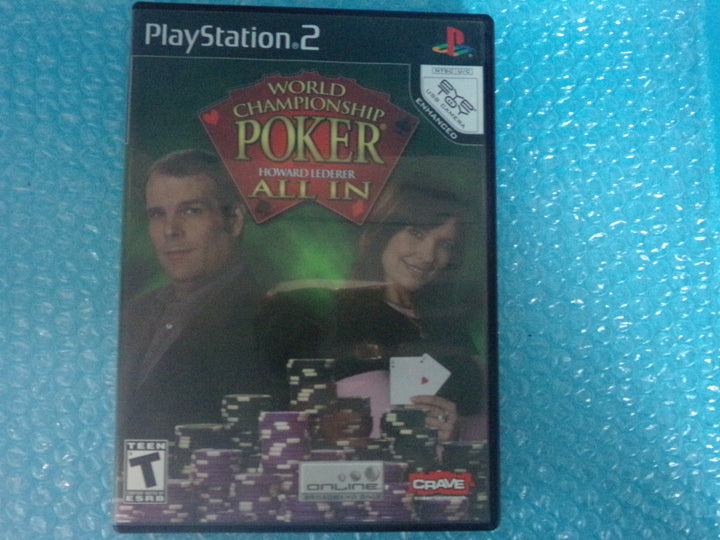 World Championship Poker: Featuring Howard Lederer All In Playstation 2 PS2 Used