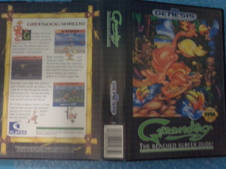 Greendog: The Beached Surfer Dude! Sega Genesis Boxed Used