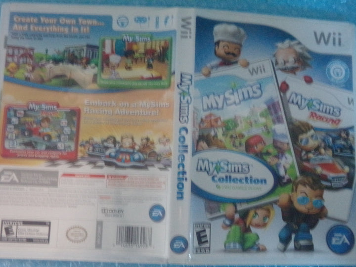 My Sims Collection W/ My Sims & My Sims Racing Wii Used