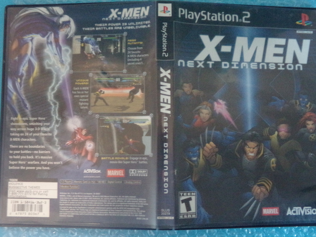 X-Men Next Dimension Playstation 2 PS2 Used