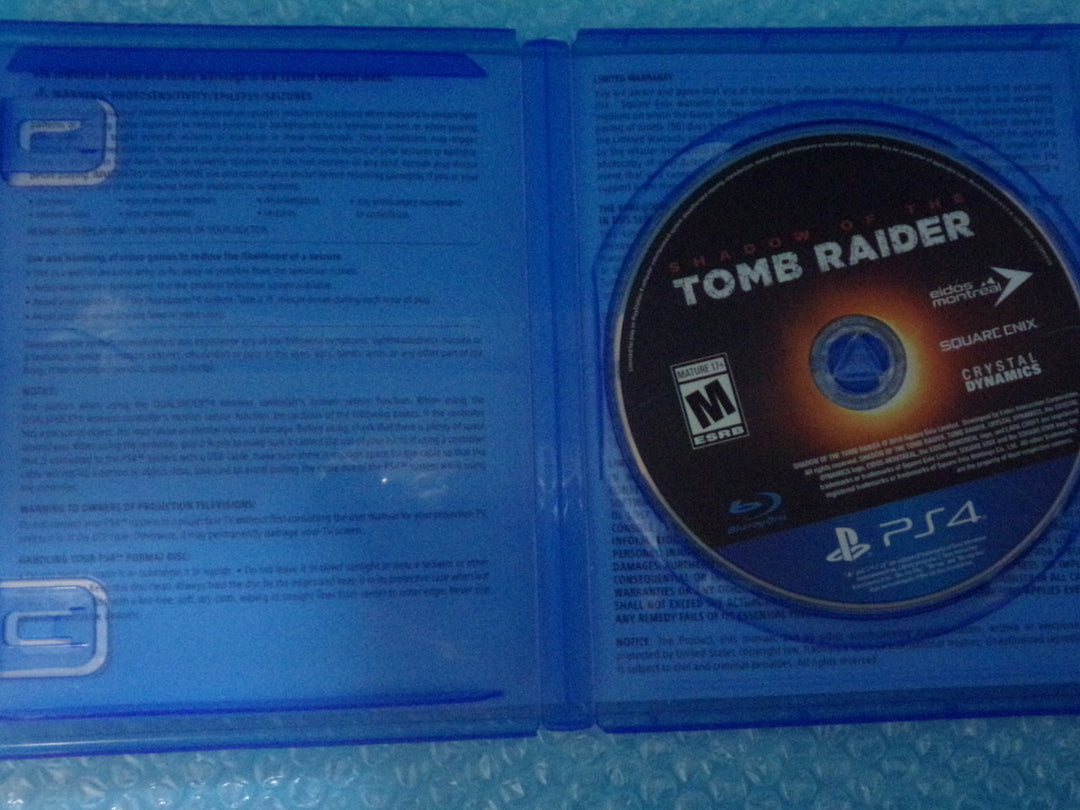 Shadow of the Tomb Raider Playstation 4 PS4 Used