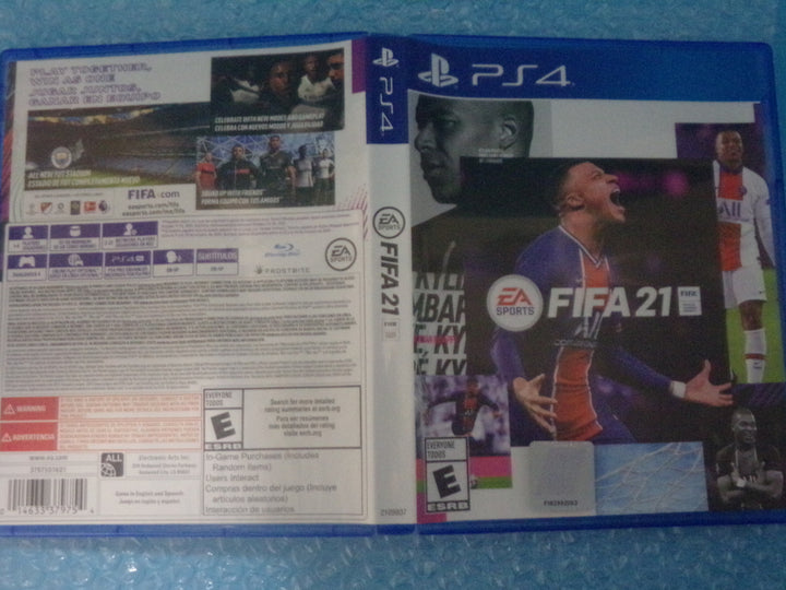 FIFA 21 Playstation 4 PS4 Used