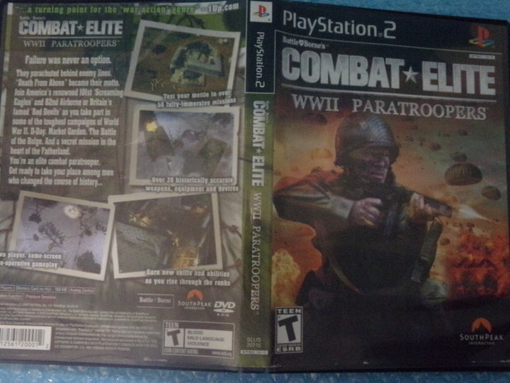 Combat Elite: WWII Paratroopers Playstation 2 PS2 Used