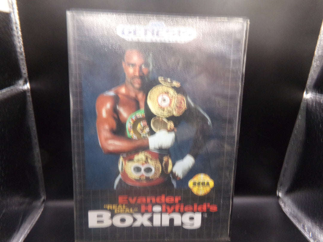 Evander Holyfield's Real Deal Boxing Sega Genesis Boxed Used