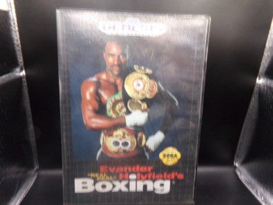 Evander Holyfield's Real Deal Boxing Sega Genesis Boxed Used