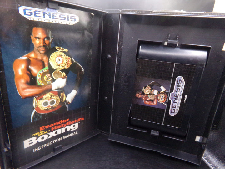 Evander Holyfield's Real Deal Boxing Sega Genesis Boxed Used