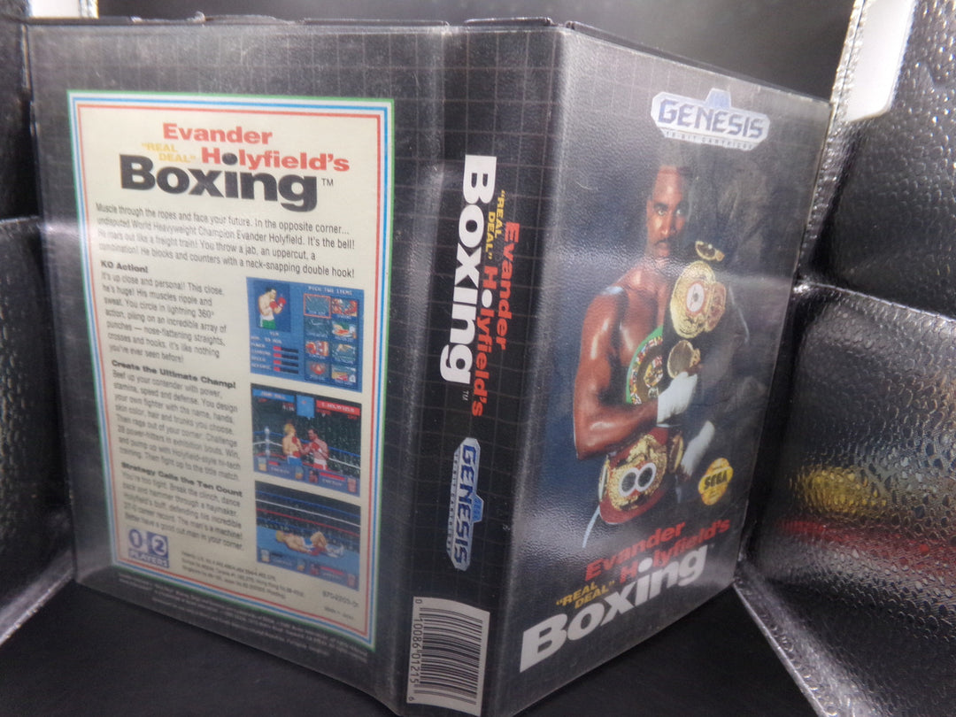 Evander Holyfield's Real Deal Boxing Sega Genesis Boxed Used