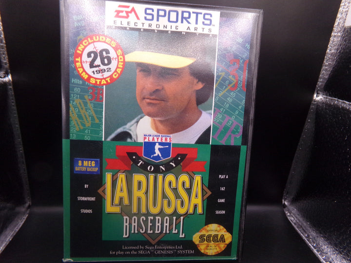 Tony La Russa Baseball Sega Genesis Boxed Used