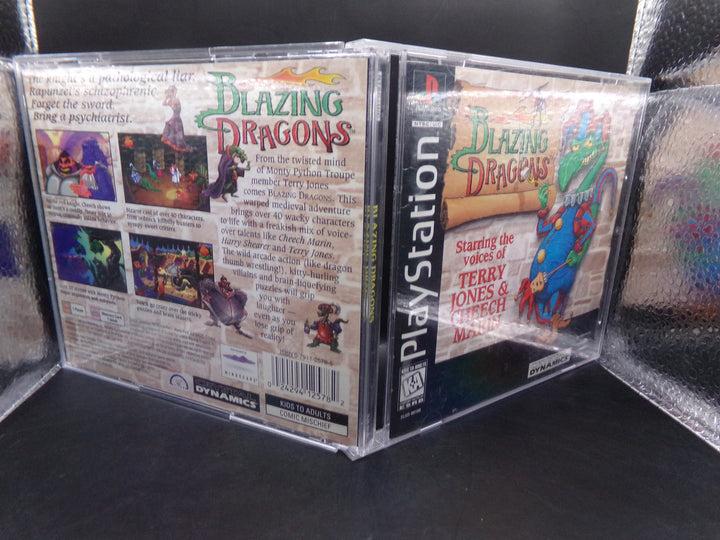 Blazing Dragons Playstation PS1 Used