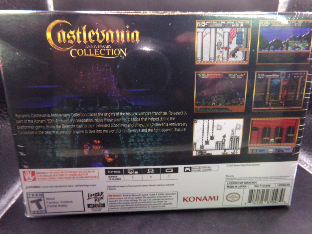 Castlevania Anniversary Collection - Convention Exclusive (SNES Style Box) Nintendo Switch NEW