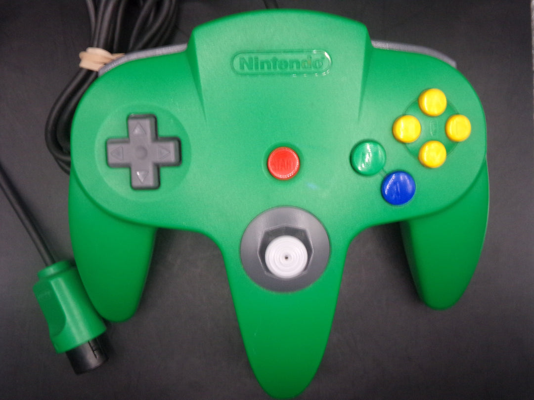 Official Nintendo Brand Nintendo 64 N64 Controller (Green) Used