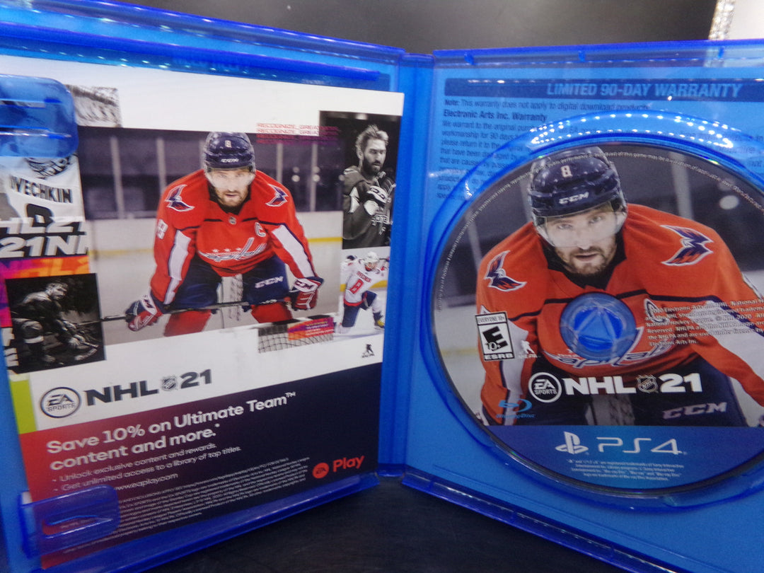 NHL 21 Playstation 4 PS4 Used