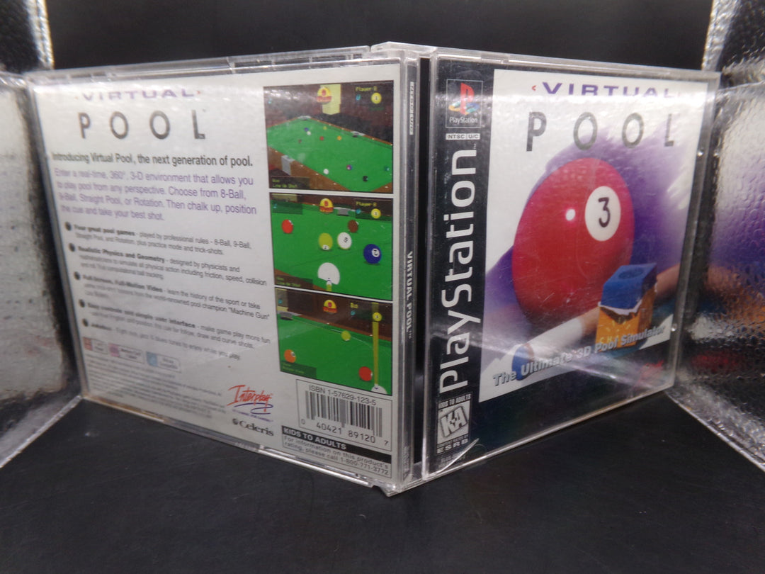 Virtual Pool Playstation  PS1 Used