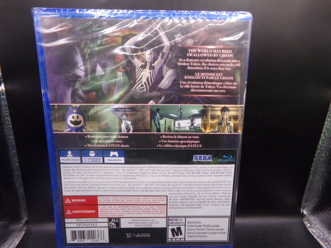 Shin Megami Tensei III: Nocturne - HD Remaster Playstation 4 PS4 NEW