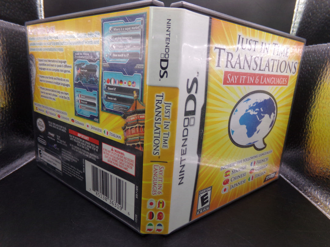 Just in Time Translations Nintendo DS Used