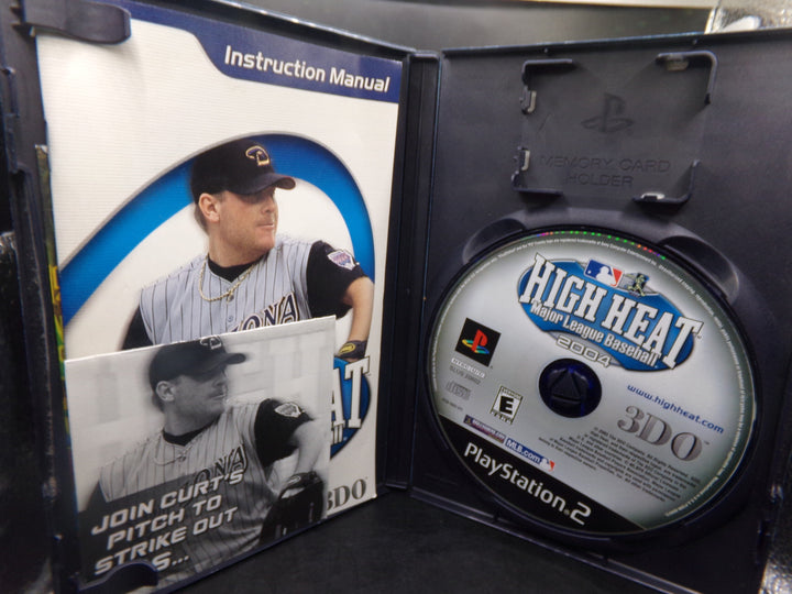 High Heat Major League Baseball 2004 Playstation 2 PS2 Used